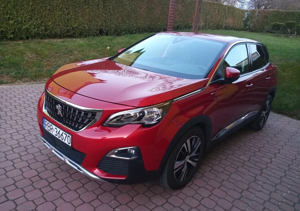 Peugeot 3008 cena 88000 przebieg: 52000, rok produkcji 2018 z Brzozów małe 106